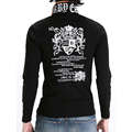 Custom Cotton Fitted Printing Wholesale Long Sleeve Men Polo T-Shirt